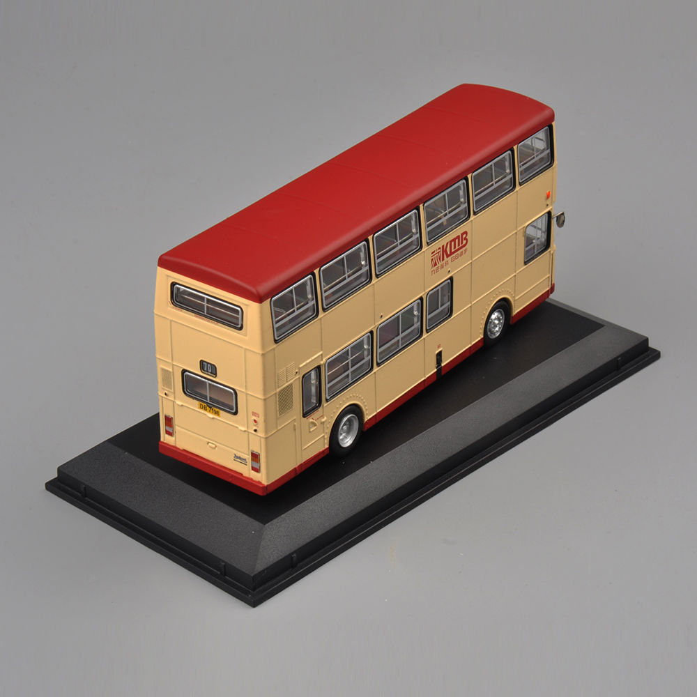 1/76 Scale HongKong KMB Double-Decker Bus Model Road 70 Car Alloy
