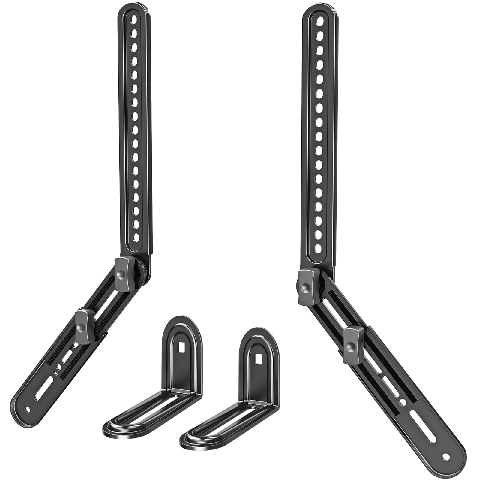 Soundbar Mount, Sound Bar TV Bracket, for Mounting Above or Under TV, Fits Most-image