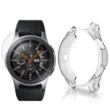 Tempered Glass Screen Protector TPU Case for Samsung Gear S3 Classic/Frontier US