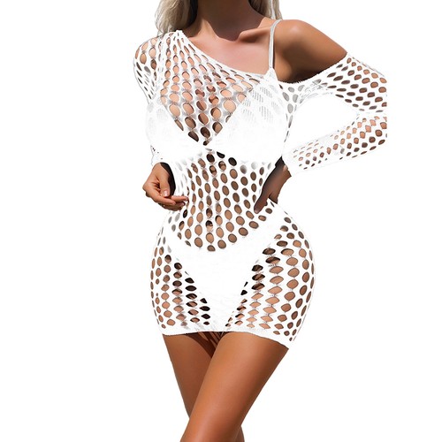 Women Streetwear Tight Dresses Sexy Dress Nightclub Lingerie Dance Costume Tank - Picture 40 of 43