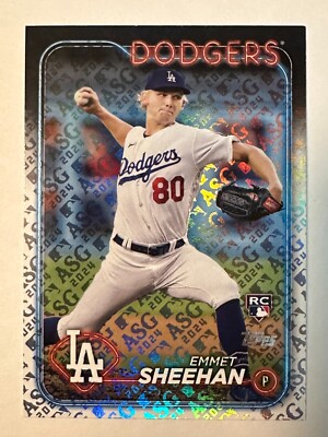 Emmet Sheehan All-Star Game Logo Variation HOLO Foil 2024 Topps ASG SP Dodgers
