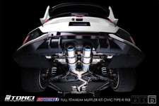 Tomei Type D Burnt Full Titanium Exhaust for Honda Civic Type R FK8 17-21 New