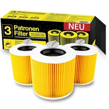 1/3Pack Filterpatrone mit Verschluß für Kä...