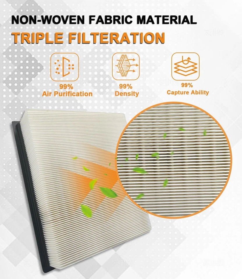 For Ford F-150(2009-2023), F-250(2008-2016) F-350 CA10262 Engine Air Filter Kit - Image 3 of 4