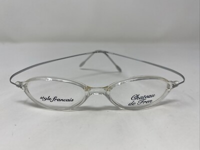 Chateau De Fren CDF130 CRYSTAL 43-14-140 Plastic Full Rim Eyeglasses Frame /218