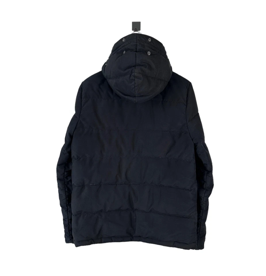 Mens DENIM & SUPPLY RALPH LAUREN Puffer Jacket Hooded Down Black Size M - Image 2 of 4