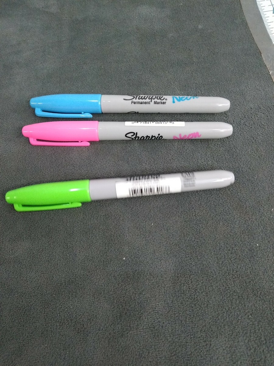 GenderReveal plus 1 Sharpie Neon Fine Point Permanent Marker
