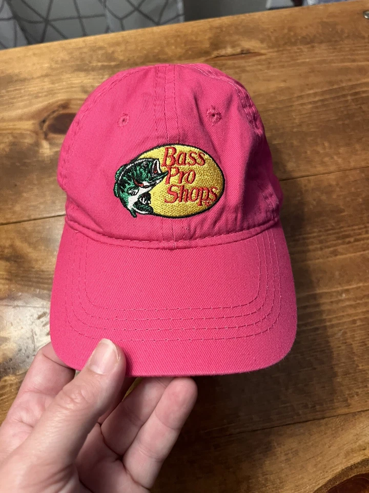 GORRA GORRA DE PELOTA DE BÉISBOL ROSA PARA NIÑAS PEQUEÑAS BASS PRO SHOPS Foto 2 de 4