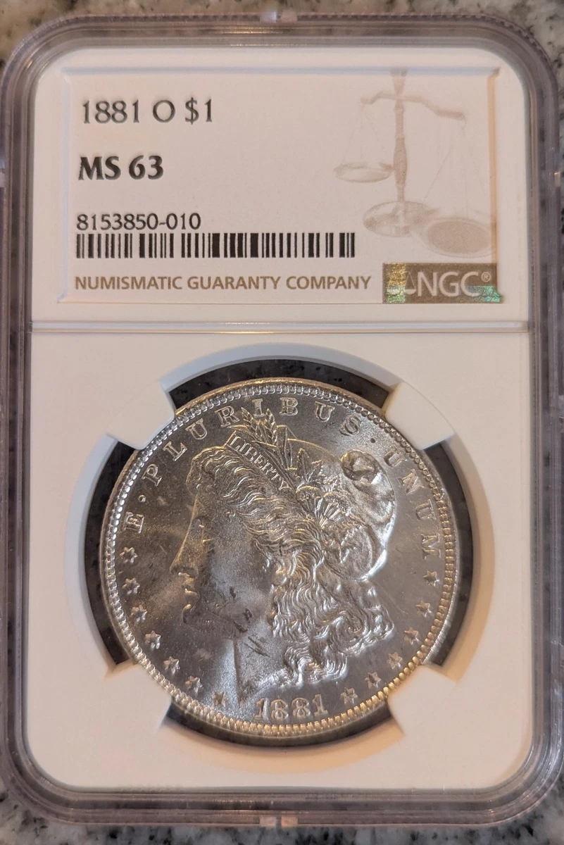 1881年 モルガン・ダラー $1 MS 63 【公式通販】