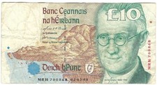 Central Bank of Ireland 02•02•1993 - 10 Pound Banknote • James Joyce