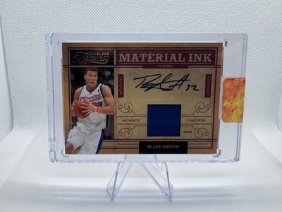 BLAKE GRIFFIN 2009-10 TIMELESS TREASURES MATERIALS INK PRIME JERSEY RC AUTO /25