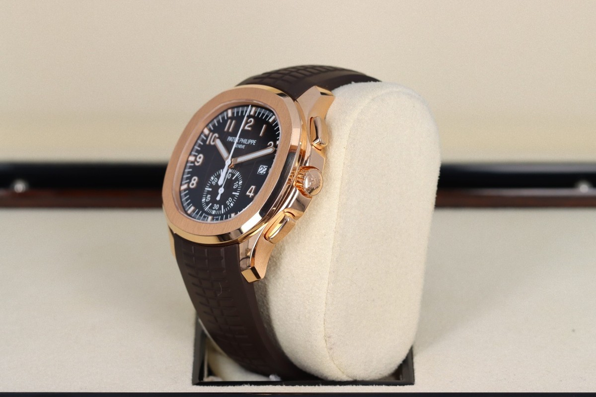 Patek Philippe Aquanaut Chronograph 5968R-001, Brown Dial - 18kt