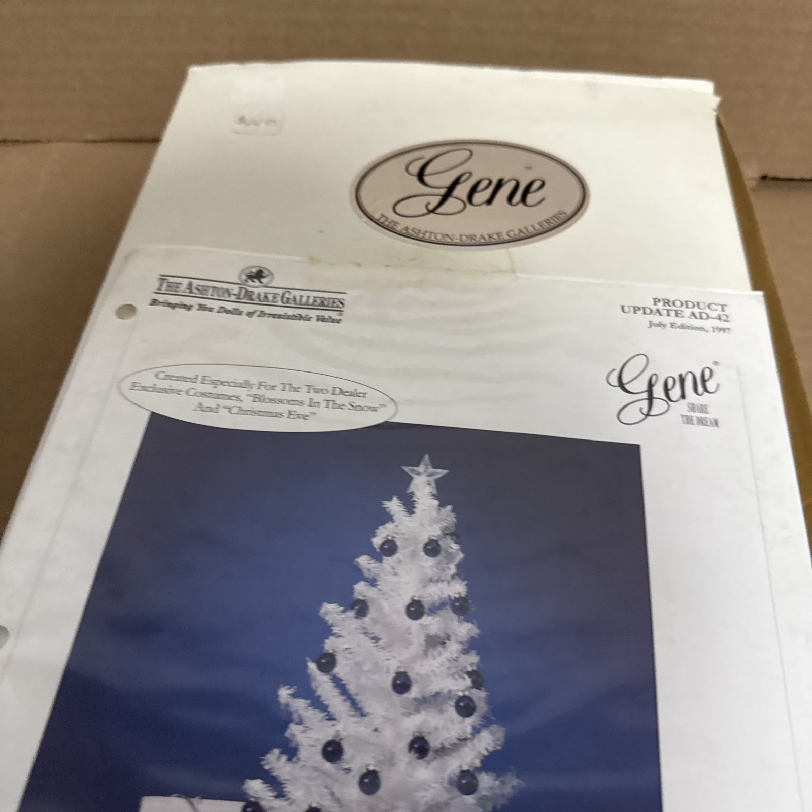 ASHTON DRAKE GENE MARSHALL White Christmas Tree Mel Odom Open Box Brand New