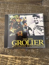 The 1995 Grolier Multimedia Encyclopedia Software PC Cd Rom