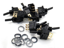 Lot of 10 Carling 3 Pos Maintained Paddle Switches SPDT On-Off-On 20A 125 Volt