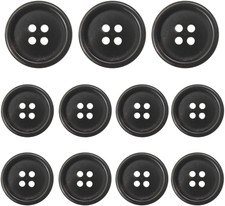 11Pcs Real Horn Buttons Set for Men Women'S Blazer and Suit, 20Mm Genuine Buffal