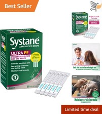 Eye Drops Lubricant Moisturize Dry Eye Relief 60 Count