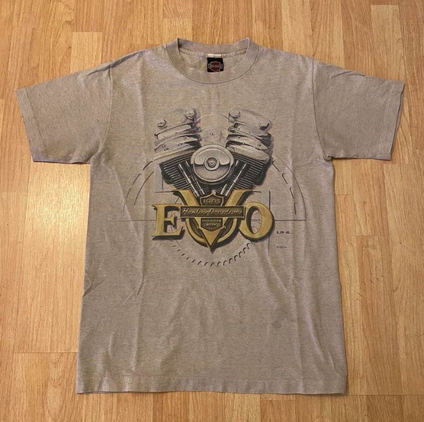 Vintage Harley Davidson Evolution Engine Shirt EV… - image 1