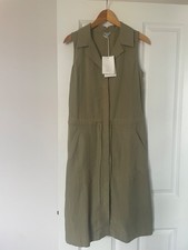Jigsaw shirt dress 10 new, unworn. Linen. Light green. Versatile 