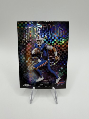 Josh Allen [X-Fractor] #ACT-2 2025 Topps Chrome All Chrome Team card