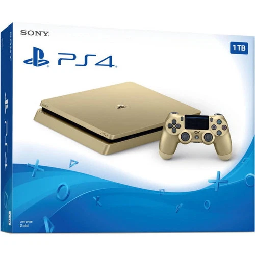 PlayStation 4 Slim System Console 1TB - Limited Edition Gold