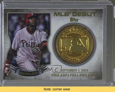 2016 Topps MLB Debut Medallions Ryan Howard #MDM-RH READ 0b2