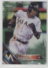 2016 Topps Chrome Green Refractor 70/99 Dee Gordon #54 8k4