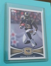 2012 Topps Brian Quick Rookie Card RC St. Louis Rams