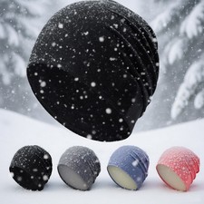 Winter Warm Cap Windproof Fleece Hat Skull Cap Outdoor Beanie Hat for Men Women