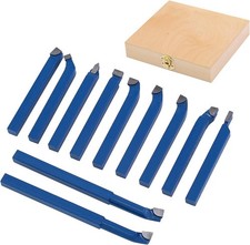 Lathe Turning Milling Cut Tool Set 11 Pieces 8mm Cemented Carbide Tip 11011808