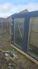 Aluminium French Door Triple Glazed Anthracite Grey