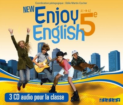 Odile Martin-Cocher New Enjoy English 5e - Coffret - CD audio classe (CD)