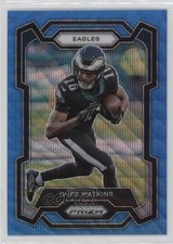 2023 Panini Prizm Blue Wave Prizm 104/199 Quez Watkins #246 pe8
