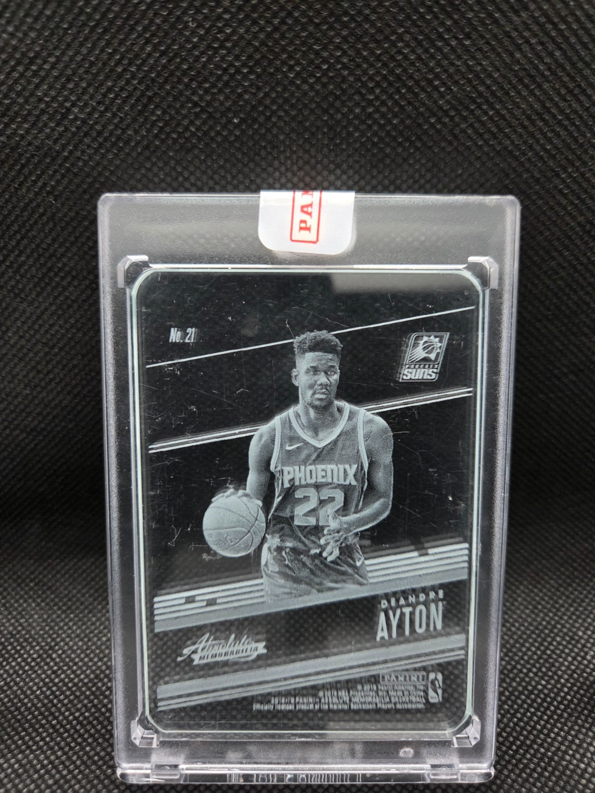 2018-19 Panini Absolute Memorabilia - Glass DeAndre Ayton #21 (RC) - LA Lakers
