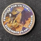 Colorized Kennedy Half Dollar World War II Produce For Victory Free Shipping