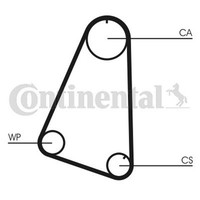 Continental Ctam Zahnriemen Passend FüR Opel Ascona Corsa Kadett Manta | CT504