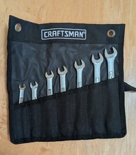 New Craftsman 7-piece 12-point Standard Sae Combination Wrench Set With Case New Craftsman 7-piece 12-point Standard Sae Combination Wrench Set With Case