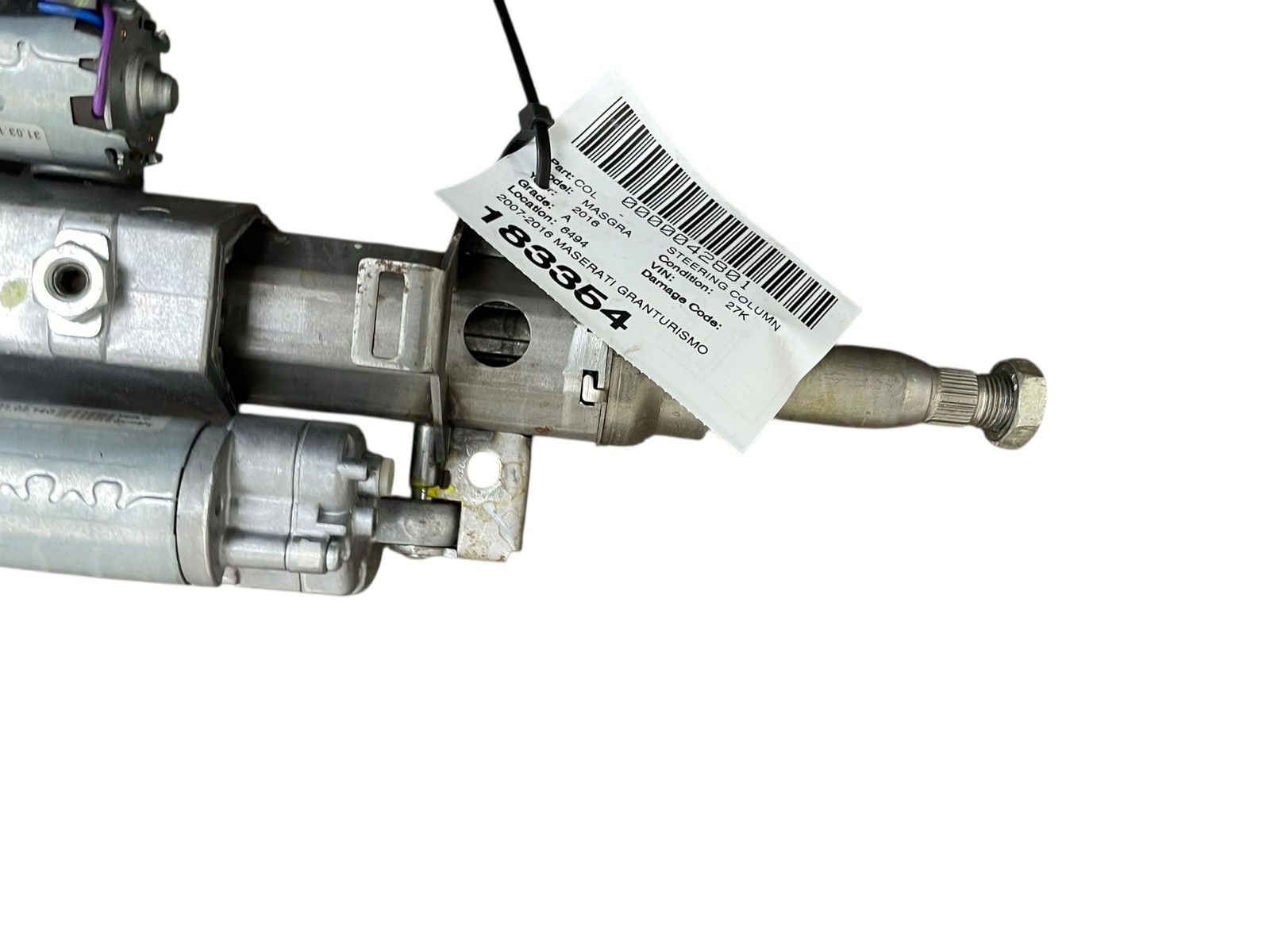 2007-2016 MASERATI GRANTURISMO 4.7L RWD STEERING COLUMN ASSEMBLY 327261 OEM