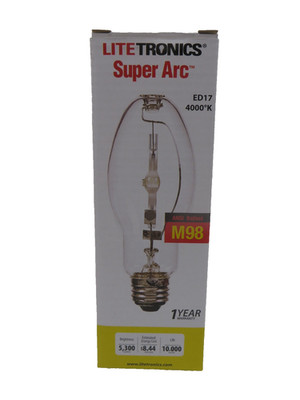 LITE TRONICS SUPER ARC BULB M98 ED17 4000K 70 WATTS