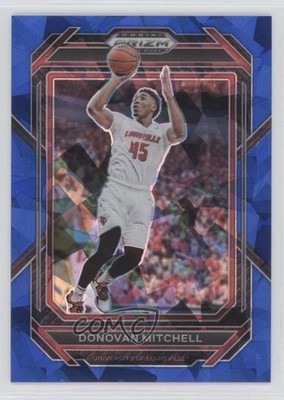 2023-24 Panini Prizm Draft Picks Blue Ice Prizm 21/99 Donovan Mitchell #66 01uy