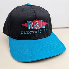 Vintage USA MADE R&L Electric Inc Trucker Hat Snapback Cap