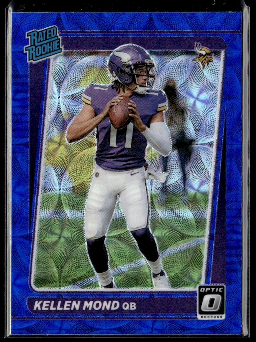 2021 Donruss Optic #221 Kellen Mond Blue Scope