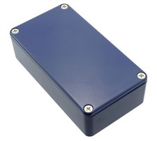 1590BCB Blue Genuine Hammond Diecast Stompbox Enclosure 112 x 60 x 31mm