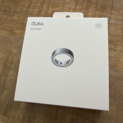 OuraRing4, Activity Tracker ,Brushed Silver, Größe 10, Verpackung ungeöffnet