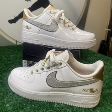 Nike Air Force 1 Low White Metallic Gold for Sale | Authenticity 