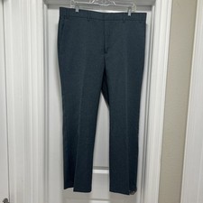 Vintage Levi's Action Slacks Heather Blue Dacron Polyester Pants 38x30 USA