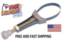 Oil Filter Removal Tool Strap Wrench Diameter Adjustable 60mm To 120mm Car Auto