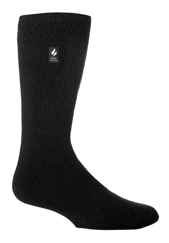 Heat Holders - Mens Winter Warm Thick Boot Hiking Thermal Socks, 6-11 UK / Black