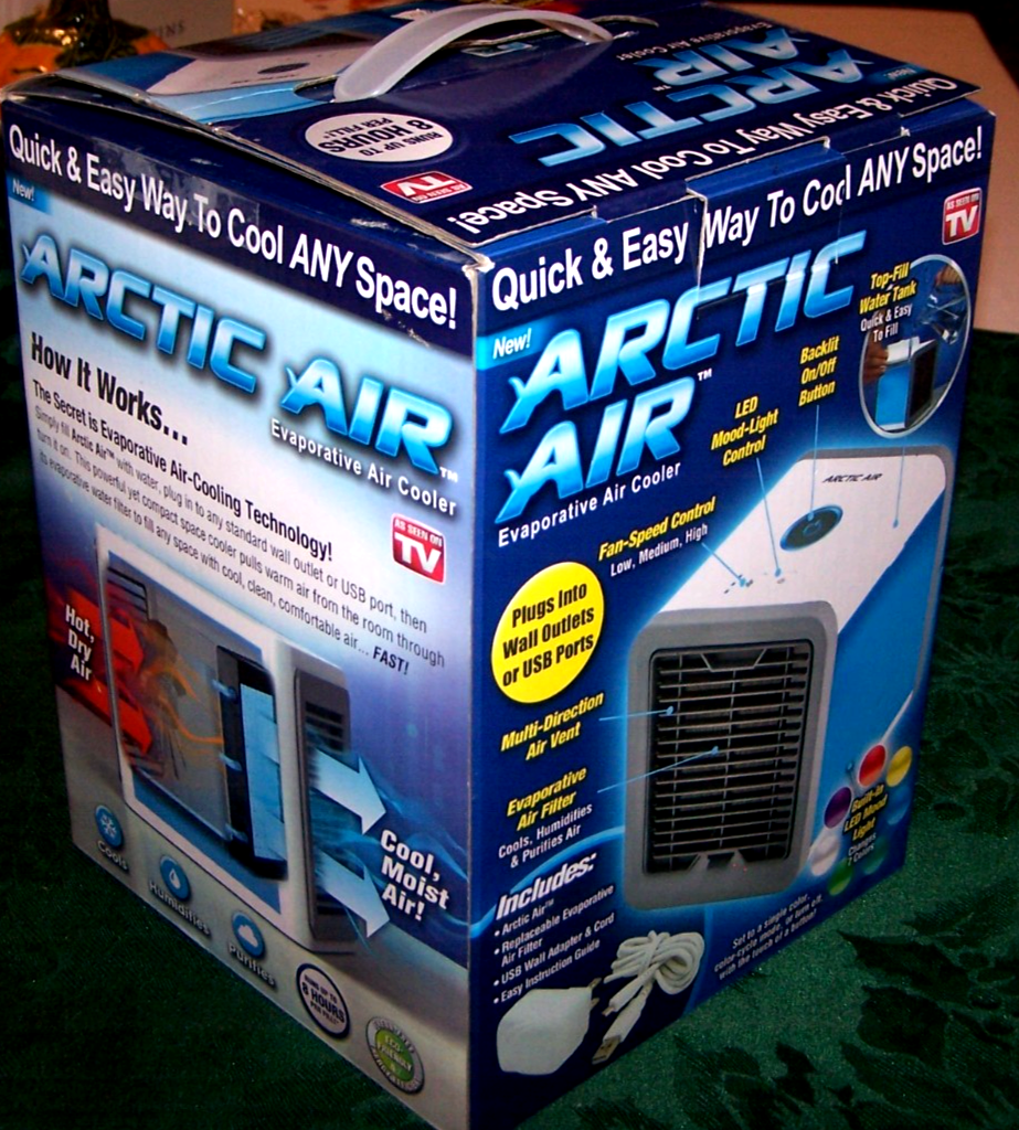 Unused New In Box Arctic Evaporative Air Cooler w/Mood Light | eBay
