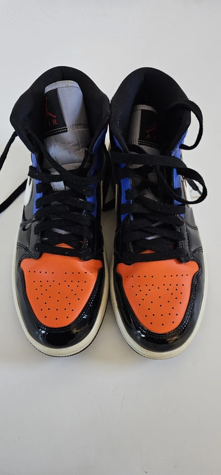 Size 8.5 - Air Jordan 1 SE Mid Multi Patent W - Image 2 of 4